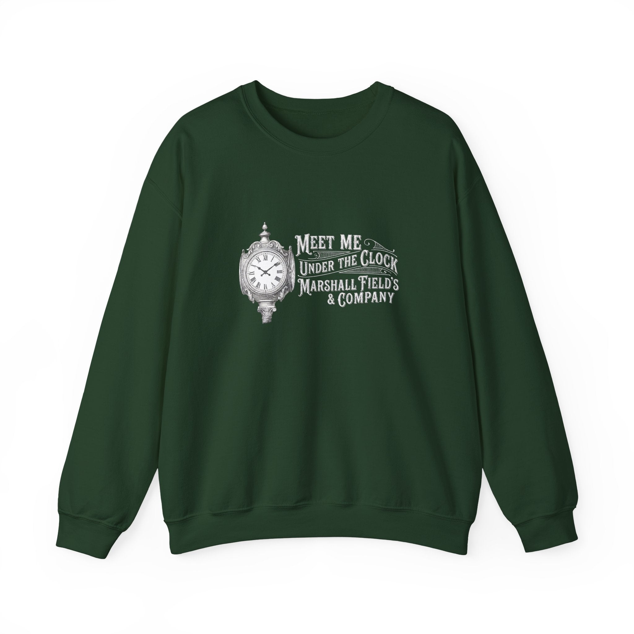 Marshall Field's Under the Clock Sweatshirt | Vintage Chicago Nostalgia Crewneck | Meet Me Under The Clock Shirt |  Classic Chicago