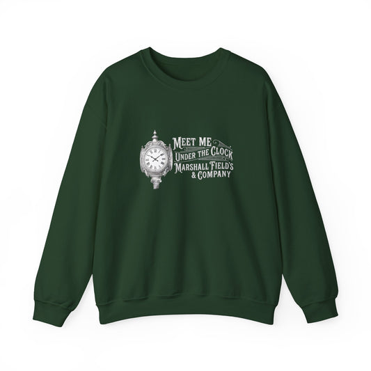 Marshall Field's Under the Clock Sweatshirt | Vintage Chicago Nostalgia Crewneck | Meet Me Under The Clock Shirt |  Classic Chicago