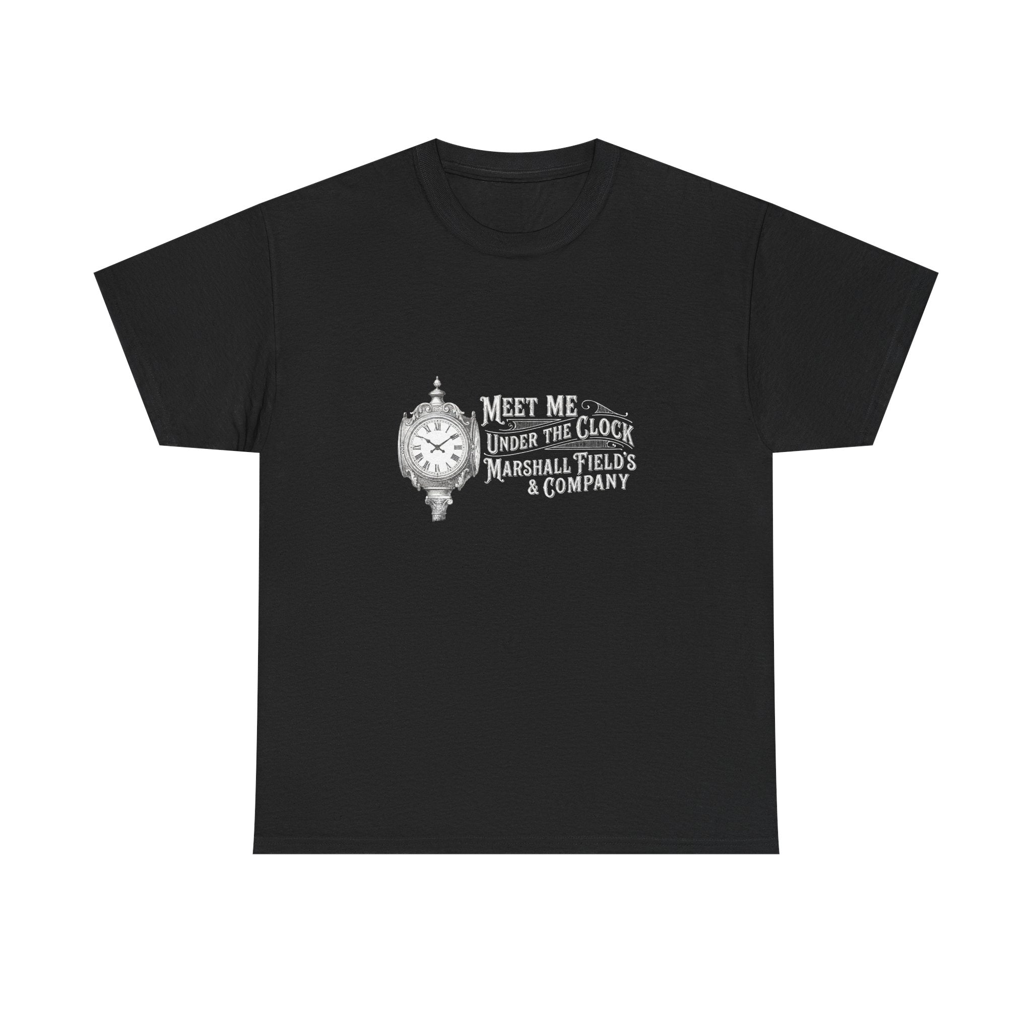 Marshall Field's Under the Clock T-Shirt | Vintage Chicago Nostalgia Tee | Meet Me Under The Clock Shirt | State Street Heritage Gift