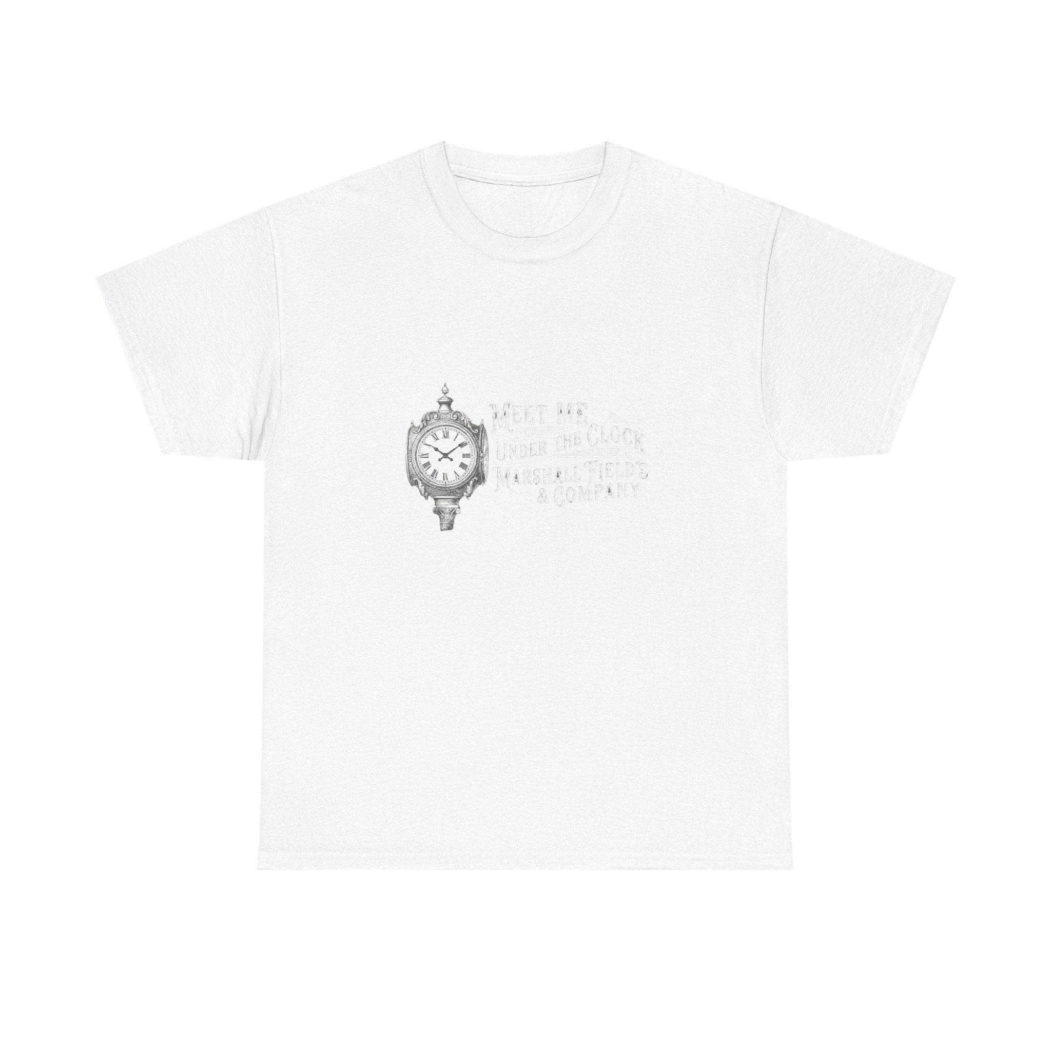 Marshall Field's Under the Clock T-Shirt | Vintage Chicago Nostalgia Tee | Meet Me Under The Clock Shirt | State Street Heritage Gift