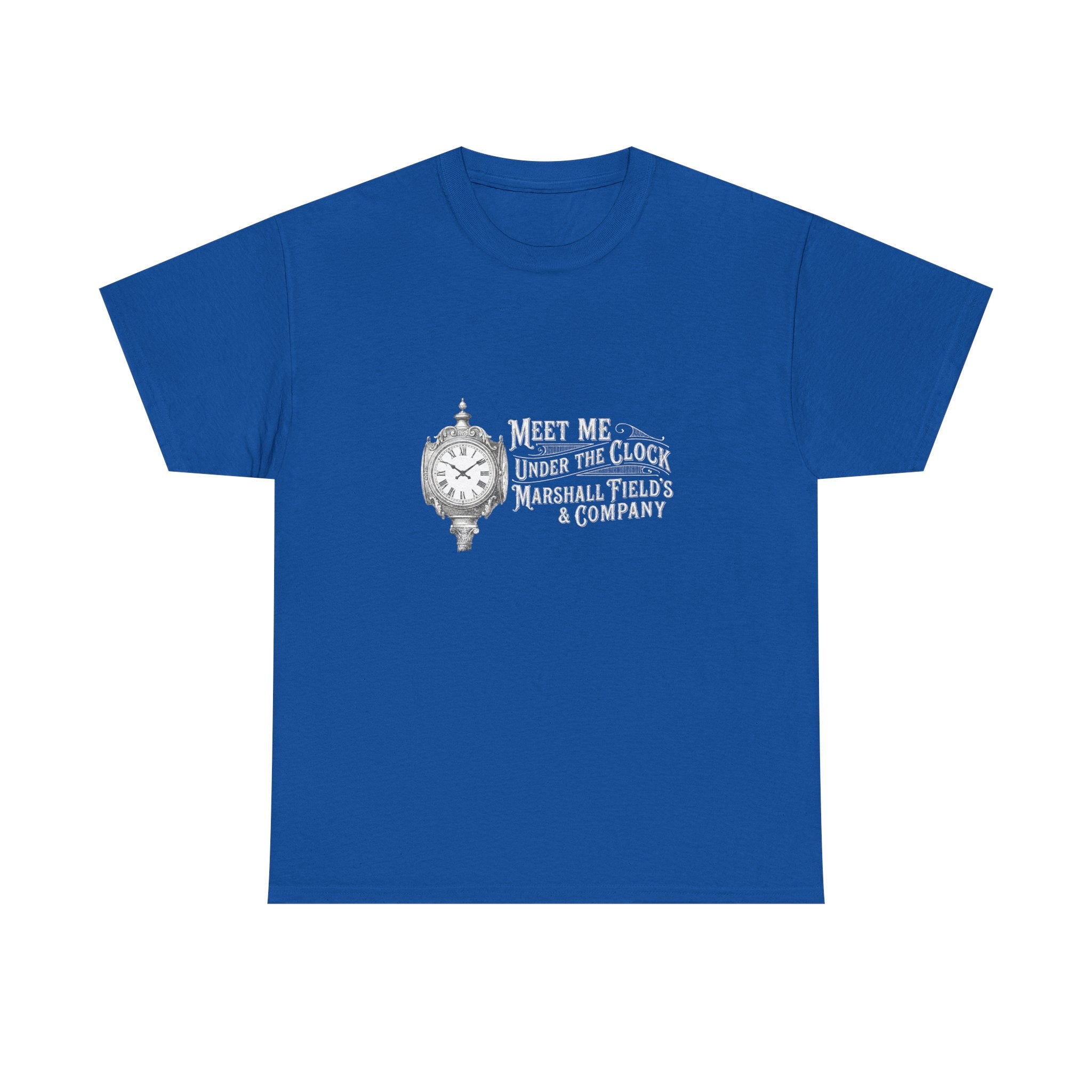 Marshall Field's Under the Clock T-Shirt | Vintage Chicago Nostalgia Tee | Meet Me Under The Clock Shirt | State Street Heritage Gift