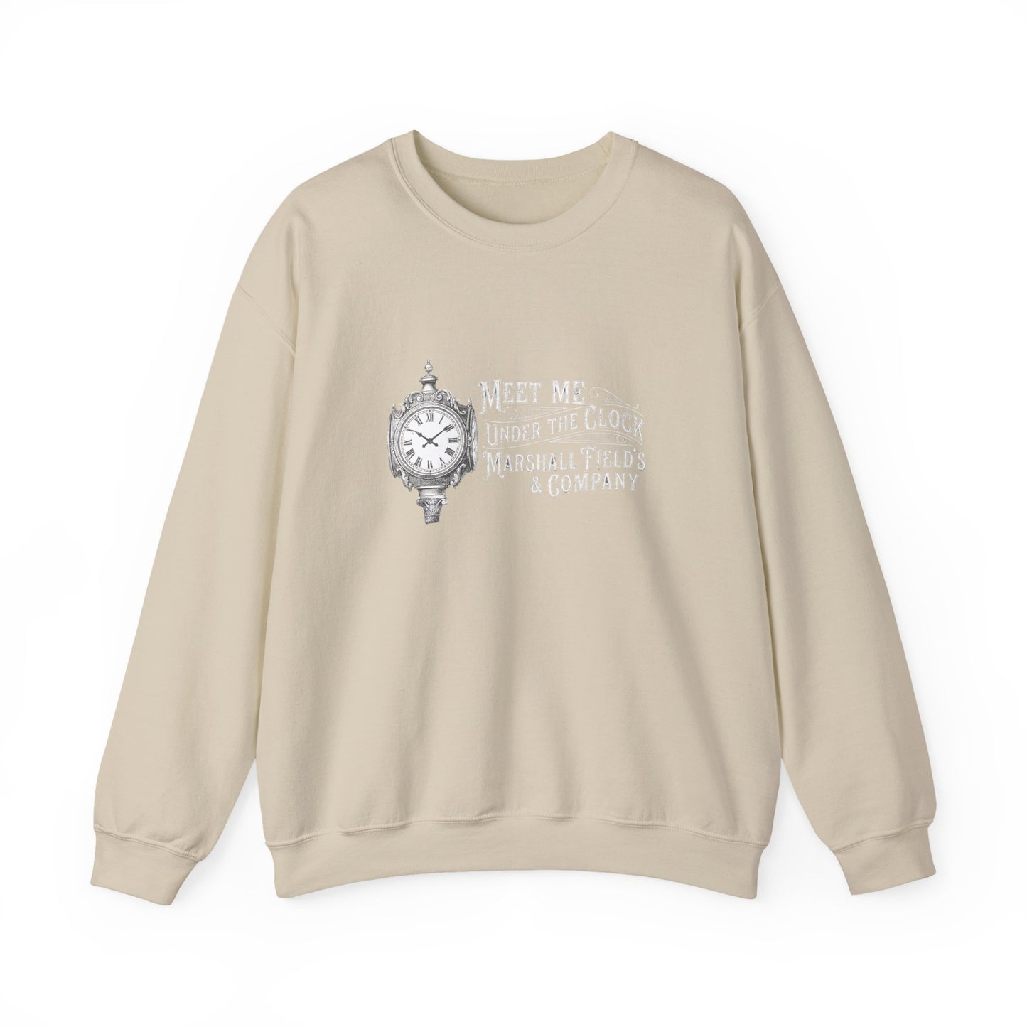 Marshall Field's Under the Clock Sweatshirt | Vintage Chicago Nostalgia Crewneck | Meet Me Under The Clock Shirt |  Classic Chicago