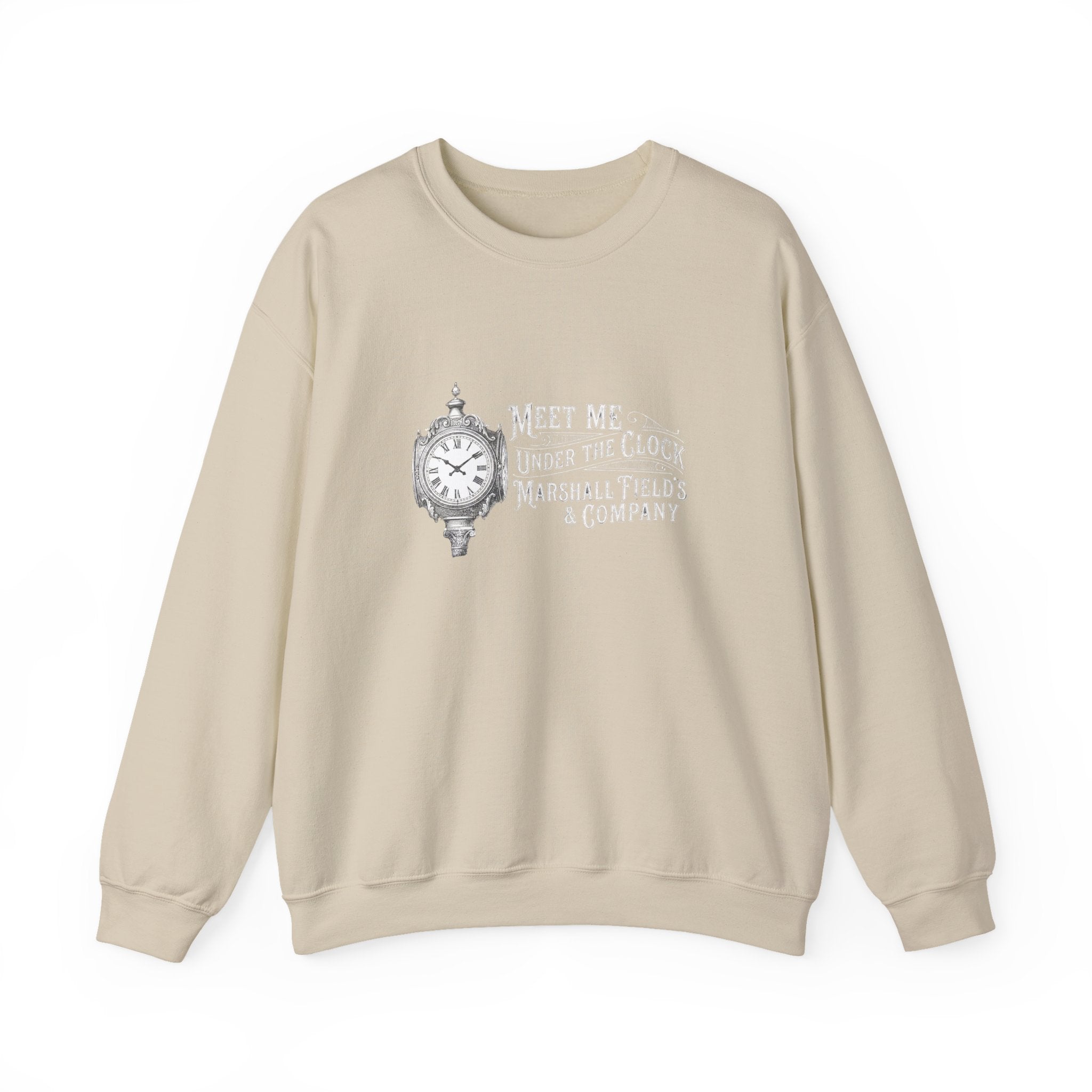 Marshall Field's Under the Clock Sweatshirt | Vintage Chicago Nostalgia Crewneck | Meet Me Under The Clock Shirt |  Classic Chicago