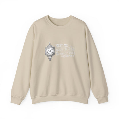 Marshall Field's Under the Clock Sweatshirt | Vintage Chicago Nostalgia Crewneck | Meet Me Under The Clock Shirt |  Classic Chicago