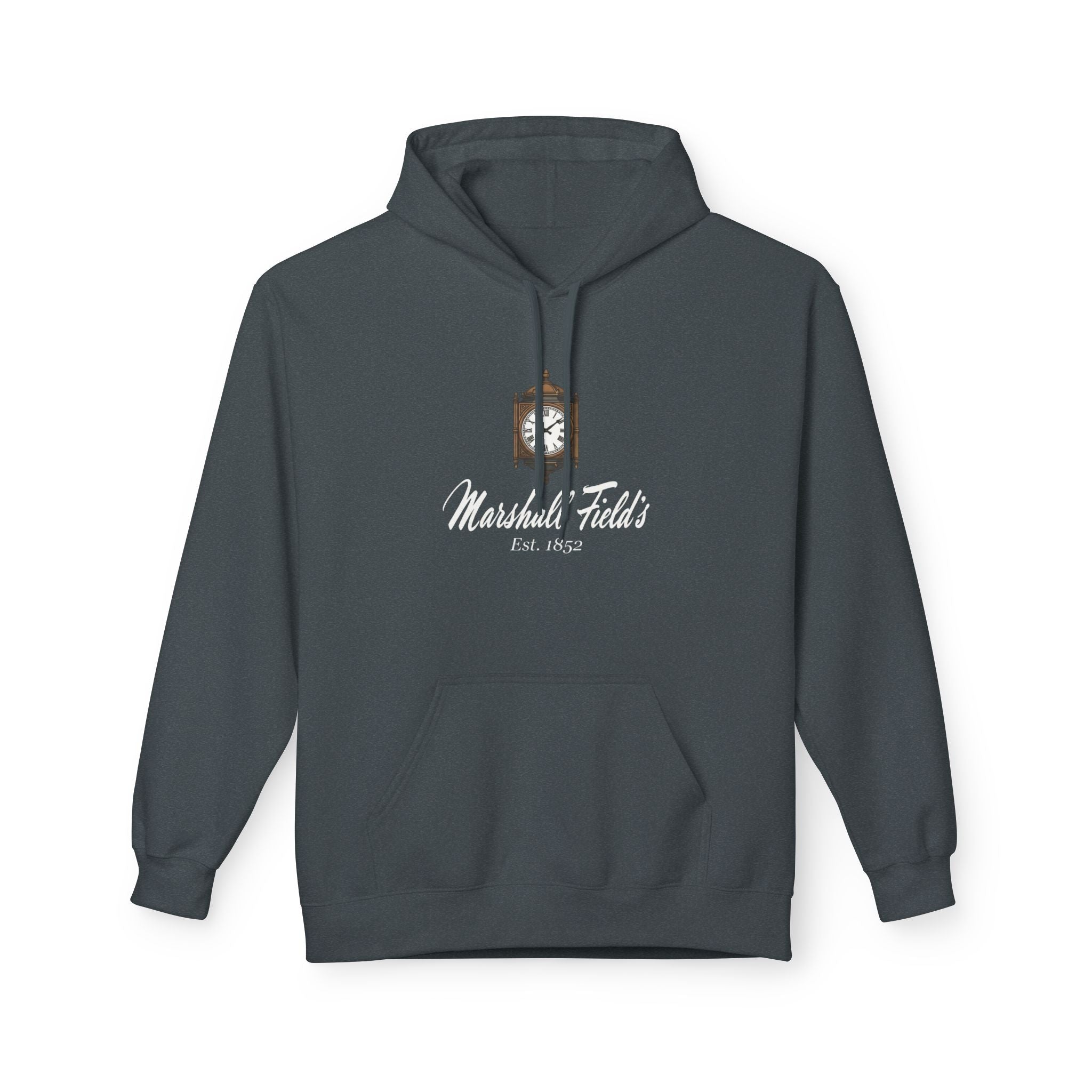 Marshall Field's Clock Hoodie | Retro Chicago Sweatshirt | Nostalgic Chicago Gift | Classic Department Store Apparel